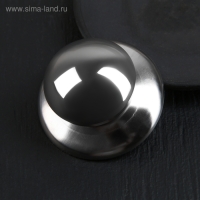 Ручка для крышки на посуду Доляна «Металлик», d=5,5 см, цвет серебристый Ручка для крышки на посуду Доляна «Металлик», d=5,5 см, цвет серебристый