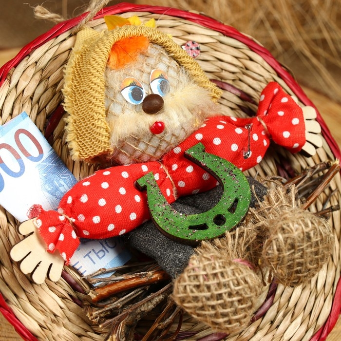 Оберег - панно &laquo;Нафаня&raquo;, микс