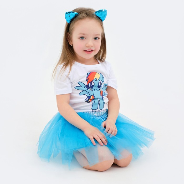 Юбка для девочки с ободком «Радуга Дэш», My Little Pony Юбка для девочки с ободком «Радуга Дэш», My Little Pony