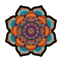 Пазл деревянный фигурный «Мандала гармонии», 88 элементов Пазл деревянный фигурный «Мандала гармонии», 88 элементов