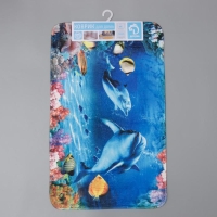 Коврик Доляна &laquo;Морской мир&raquo;, 49&times;80 см