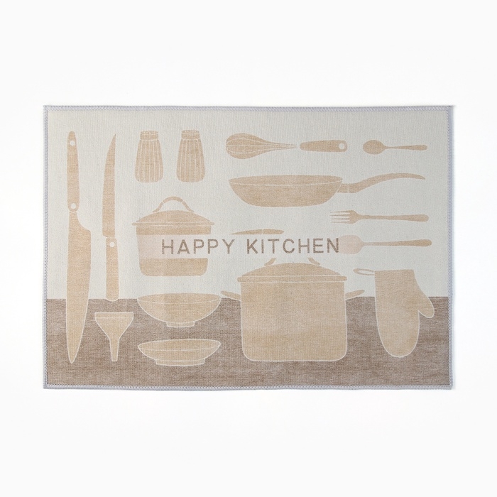 Набор ковриков для кухни Этель "Kitchen" 2 шт, 40х60 см, 40х120 см