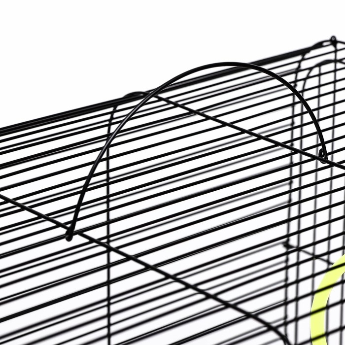 Клетка "Грация", 2 яруса, 50 х 37 х 37 см, микс цветов