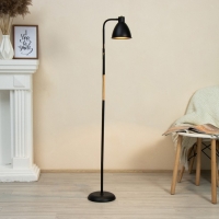 Торшер 19118/1BK E27 40Вт черный 23х159 см