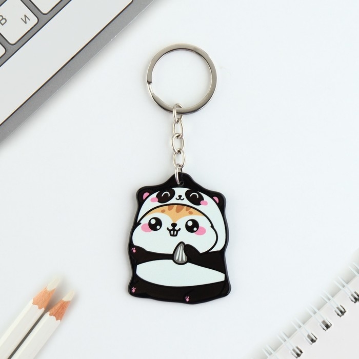 Брелок для ключей акриловый &laquo;Хомячок&raquo;, 7 х 12,5 см