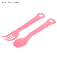 Набор детской посуды «Наша принцесса», 4 предмета: тарелка, поильник, ложка, вилка, от 5 мес. Набор детской посуды «Наша принцесса», 4 предмета: тарелка, поильник, ложка, вилка, от 5 мес.