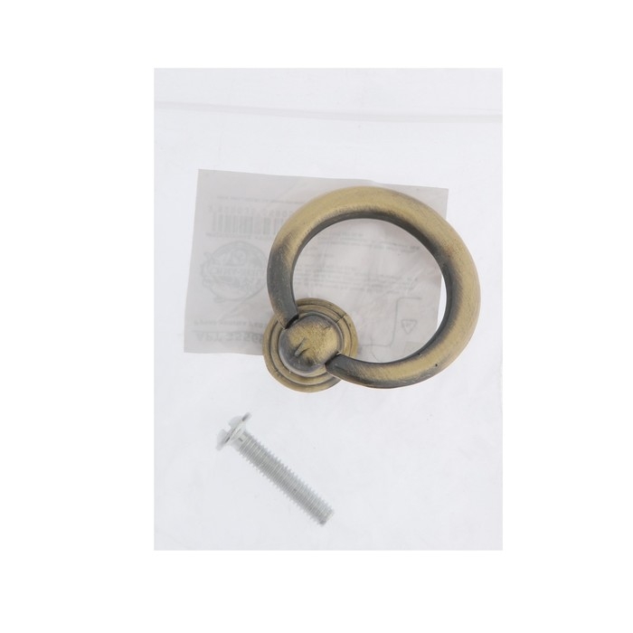 Ручка кнопка ТУНДРА РК016AB, цвет бронза Ручка кнопка ТУНДРА РК016AB, цвет бронза