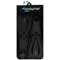Ласты для дайвинга ONLYTOP, р. 45-46, цвет чёрный Ласты для дайвинга ONLYTOP, р. 45-46, цвет чёрный
