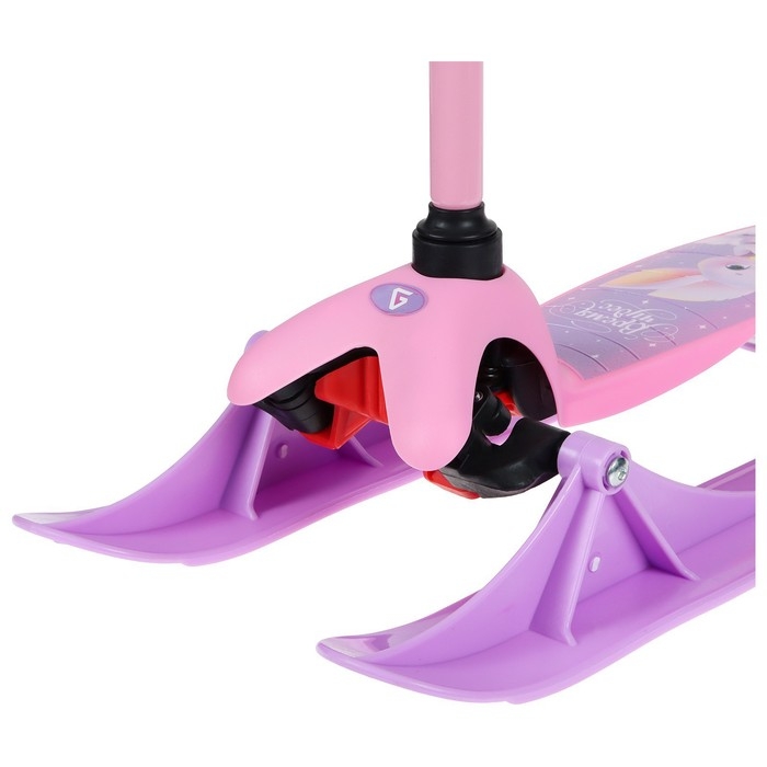 Самокат-снегокат 2 в 1 GRAFFITI «Зайка» Самокат-снегокат 2 в 1 GRAFFITI «Зайка»