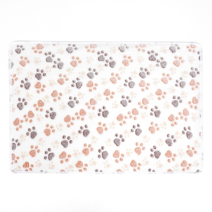 Плед для животных Плед для животных "С любовью", 76 х 52 см, белый