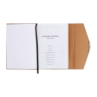 Органайзер на кольцах, А5, 140л, клетка, обл.кожзам, Стиль, черный Органайзер на кольцах, А5, 140л, клетка, обл.кожзам, Стиль, черный