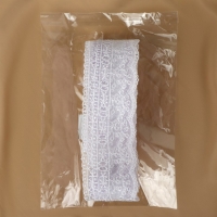 Кружево на сетке, 45 мм &times; 11 &plusmn; 1 м, цвет белый