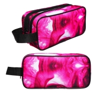 Пенал мягкий 2 отделения, 100 х 220 х 70 мм, объёмный, с ручкой,Calligrata, "Фуксия" Пенал мягкий 2 отделения, 100 х 220 х 70 мм, объёмный, с ручкой,Calligrata, "Фуксия"