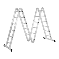 Лестница-трансформер ТУНДРА, алюминиевая, 4х6 ступени Лестница-трансформер ТУНДРА, алюминиевая, 4х6 ступени