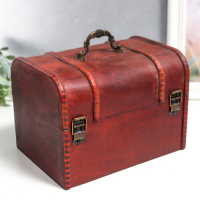 Шкатулка дерево сундучок (набор 2 шт) "Викторианские" 17,5х11,5х11,5 см; 21х15,5х15 см