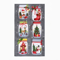 Набор кухонных полотенец Доляна &laquo;Волшебного года&raquo; 35х60см-2шт, 100% хл