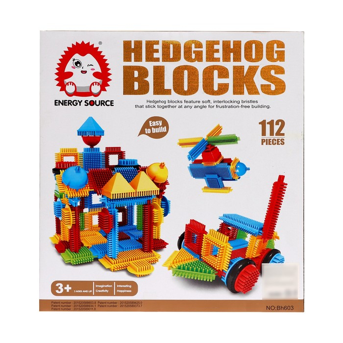 Конструктор игольчатый BRISTLES &laquo;Огромный дом&raquo;, 112 деталей