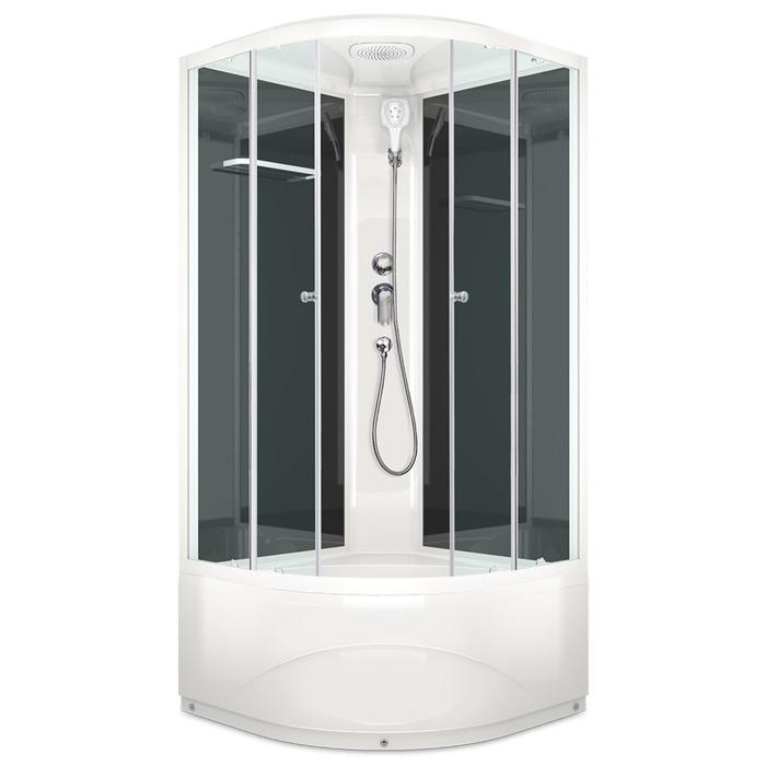Душевая кабина Domani-Spa Delight Slim 99 high,черные стенки,прозрачное стекло, 90*90*218 см Душевая кабина Domani-Spa Delight Slim 99 high,черные стенки,прозрачное стекло, 90*90*218 см