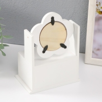 Шкатулка дерево 1 ящик с зеркалом "Тележка лаванды" 11х7,5х14,8 см Шкатулка дерево 1 ящик с зеркалом "Тележка лаванды" 11х7,5х14,8 см