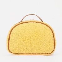 Косметичка на молнии, цвет жёлтый