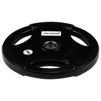 Диск олимпийский ONLYTOP, обрезиненный, с тройным хватом, 20 кг, d=50 мм Диск олимпийский ONLYTOP, обрезиненный, с тройным хватом, 20 кг, d=50 мм