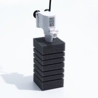 Губка прямоугольная для фильтра турбо № 9, 8 х 8 х 16 см, серая Губка прямоугольная для фильтра турбо № 9, 8 х 8 х 16 см, серая