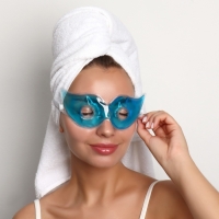 Маска для лица гидрогелевая, охлаждающая/согревающая, 20 &times; 7,5 &times; 0,5 см, цвет МИКС