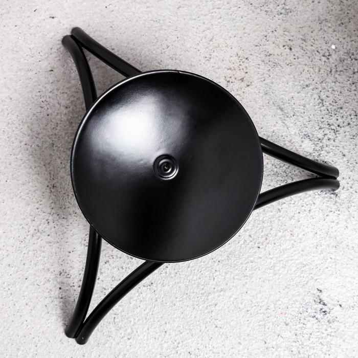 Подсвечник металл на 1 свечу Подсвечник металл на 1 свечу "Олимп", 4х11 см, черный