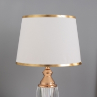 Лампа настольная "Юри" 1х40Вт Е27 1х3Вт LED золото 25х25х41см