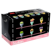 Конструктор &laquo;Цветы в горшочке&raquo;, 6 видов, МИКС