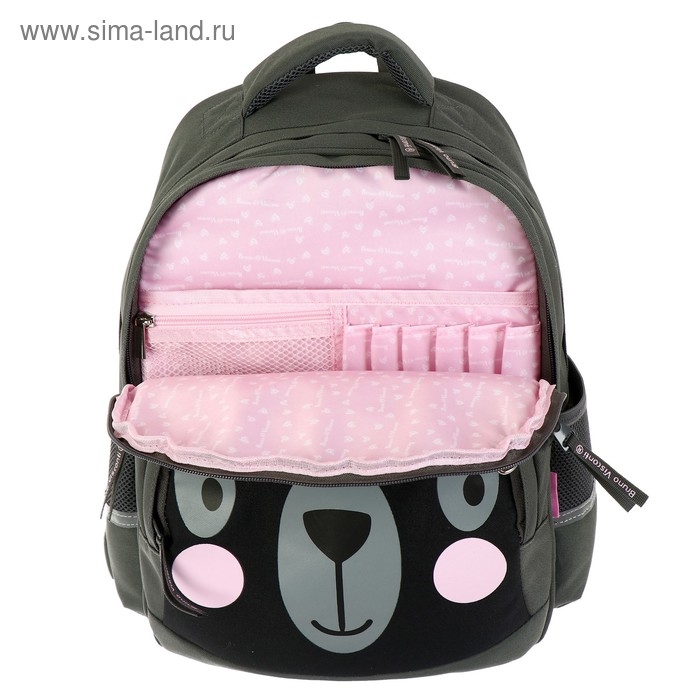 Рюкзак школьный Bruno Visconti "Панда моя!", 40 х 30 х 19 см, эргономичная спинка, пенал в подарок
