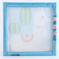 Аппликация помпошками &laquo;Лама и кактусы&raquo;, размер &mdash; 30 &times; 30 см, клей 30 мл