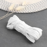 Резинка бельевая, 10 мм, 10 ± 1 м, цвет белый, цена за 1 штуку Резинка бельевая, 10 мм, 10 ± 1 м, цвет белый, цена за 1 штуку