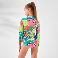 Купальник слитный детский MINAKU с рукавами, рост 110-116