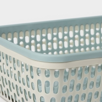 Корзина для хранения, 35×25×12 см, цвет МИКС Корзина для хранения, 35×25×12 см, цвет МИКС