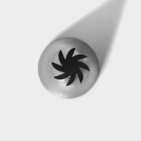 Насадка кондитерская «Закрытая роза», d=3 см, выход 1 см, нержавеющая сталь Насадка кондитерская «Закрытая роза», d=3 см, выход 1 см, нержавеющая сталь