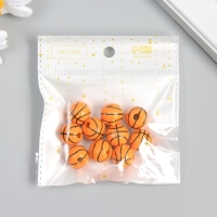 Бусина дерево для творчества "Баскетбольный мяч" d=1,6 см набор 10 шт Бусина дерево для творчества "Баскетбольный мяч" d=1,6 см набор 10 шт