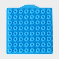 Форма для мармелада Доляна &laquo;Пончики&raquo;, силикон, 21,5&times;20 см, 64 ячейки (d=2 см), цвет МИКС