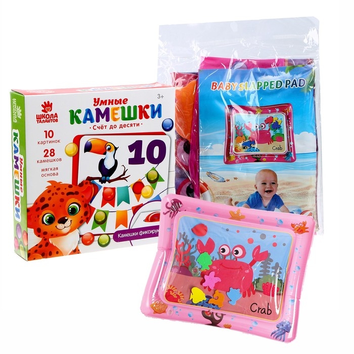 Развивающий набор: &laquo;Умные камешки&raquo; и акваковрик