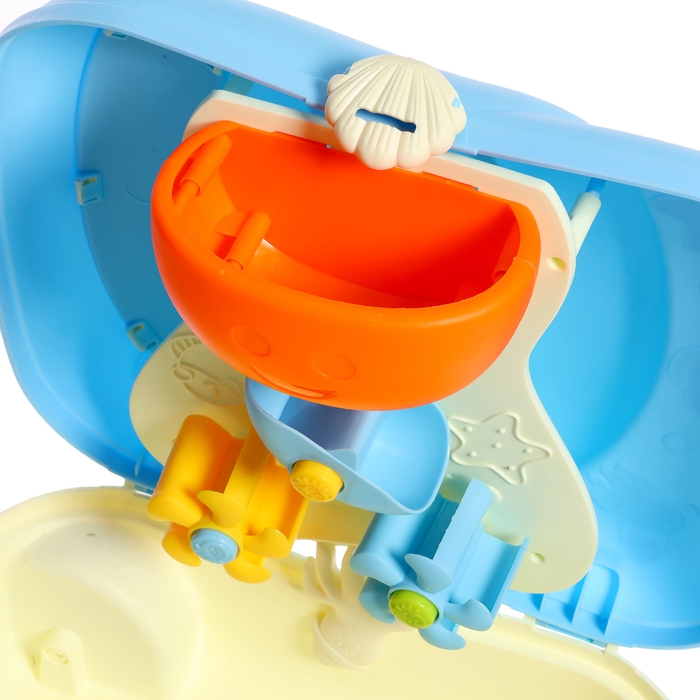 Набор для игры в песке &laquo;Чемоданчик&raquo;, 7 предметов, цвета МИКС