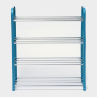 Обувница Доляна, 4 яруса, 50&times;19&times;59 см, цвет синий