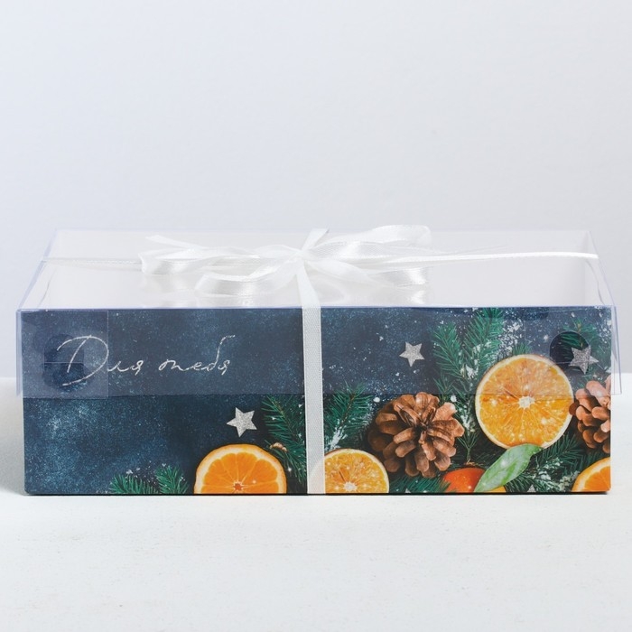 Коробка для капкейка «Время волшебства», 23 х 16 х 7.5 см, Новый год Коробка для капкейка «Время волшебства», 23 х 16 х 7.5 см, Новый год