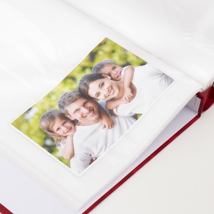 Фотоальбом на 200 фото 10х15 см "Золотая розочка" МИКС 29,5х22,5х3,5 см