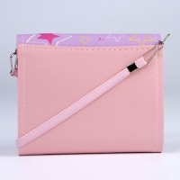 Сумка детская для девочки Корги на клапане, цвет розовый