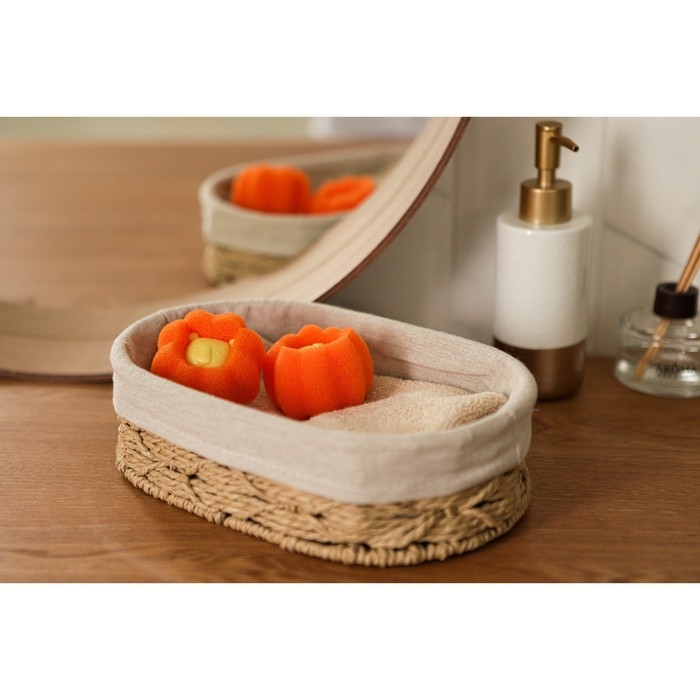 Шарики для стирки Доляна, набор 4 шт, d=8 см, цвет синий/оранжевый Шарики для стирки Доляна, набор 4 шт, d=8 см, цвет синий/оранжевый