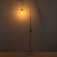 Торшер без абажура "Медиум" Е27 40Вт белый 32х26х151см Торшер без абажура "Медиум" Е27 40Вт белый 32х26х151см