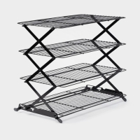 Решетка для глазирования и остывания кондитерских изделий 4-ярусная 43,5х25,5х8 см