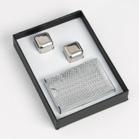 Подарочный набор мужчине: карты и кубики для виски, 2 шт Подарочный набор мужчине: карты и кубики для виски, 2 шт