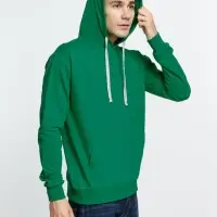 Толстовка с капюшоном Kirenga, зеленая, размер 4XL