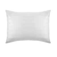 Наволочка Атра 50х70см цвет белый, страйп-сатин 3х3 140г/м&sup2; 100% хлопок